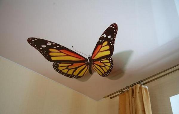 3d рисунок в виде бабочки