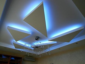 Как заставить комнату играть новыми красками с помощью подсветки потолка?