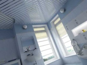Вариант потолка в ванной