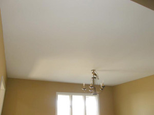 Самый простой и дешевый ремонт потолка