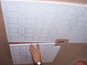 Технология установки потолочной плитки