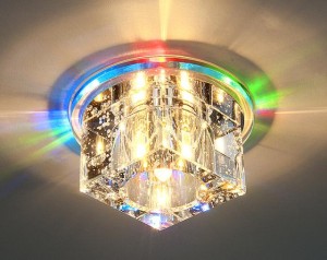 Встроенные светильники для натяжного потолка — виды, монтаж, требования к приборам