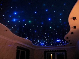 Звезды на потолке — простые способы создания «звездного неба»