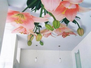 Цветы на потолке 
