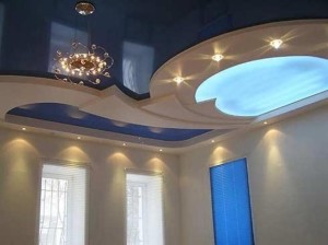 Дизайн двухуровневых потолков