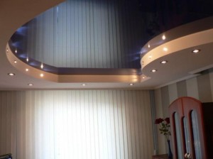 Натяжные фигурные потолки — варианты конструкции и особенности монтажа